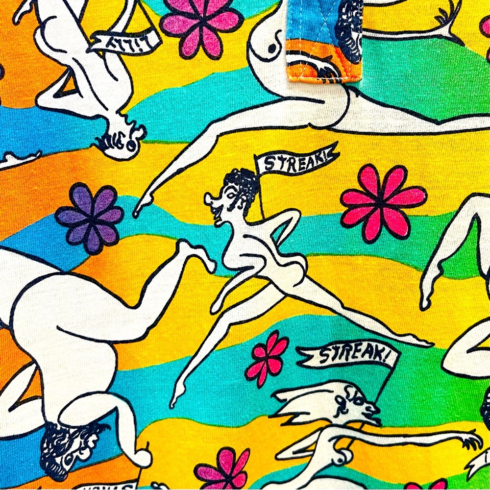 Lilly Pulitzer Mens Stuff Vintage STREAKER PRINT The Ultimate 🦄 Unicorn Shirt 🦄 - Picture 7 of 7
